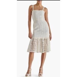 Steve Madden Hartley Lace Dress Elegant Sweet Lacy Size 8
